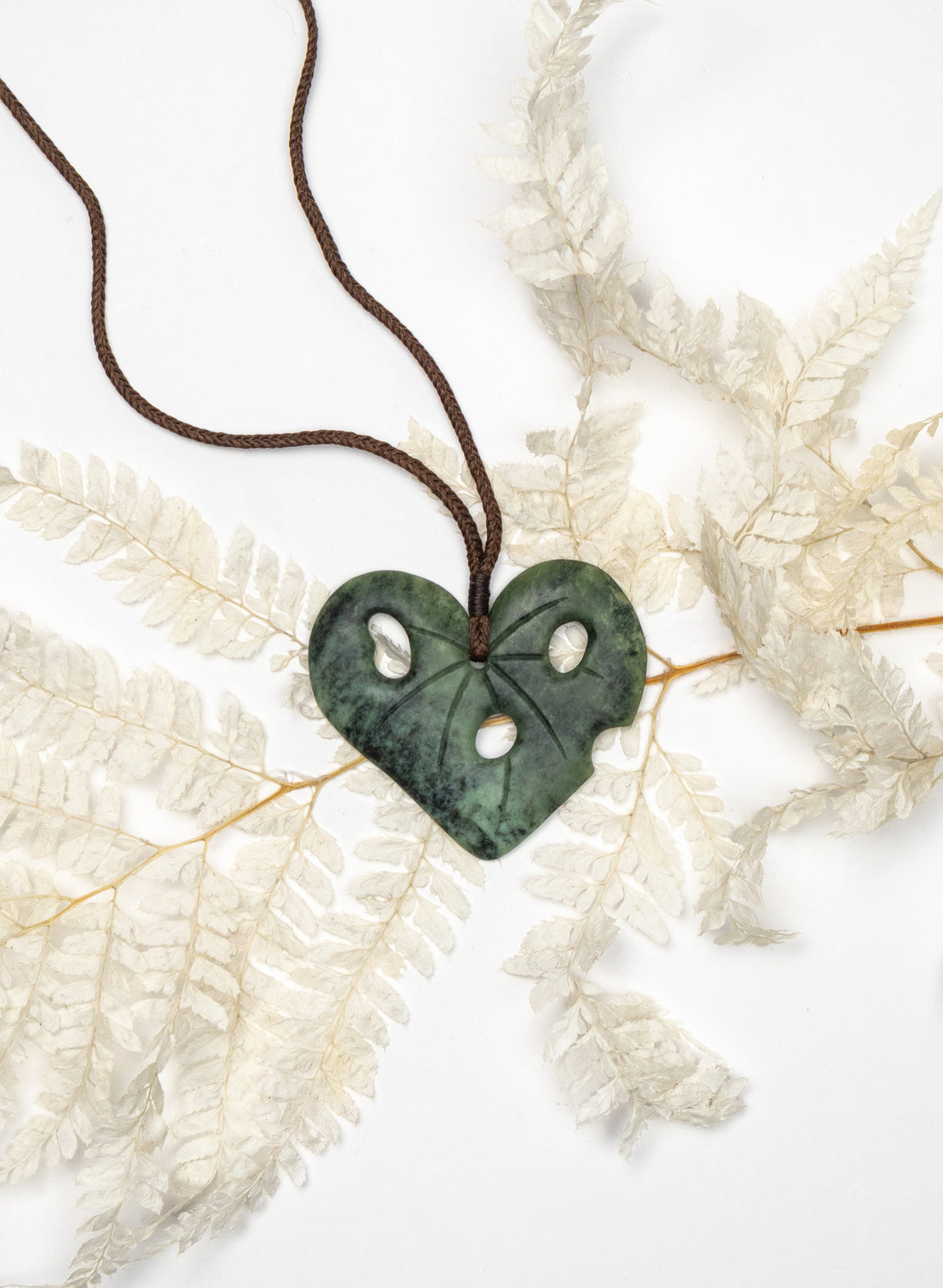 Pounamu Kawakawa Necklace 