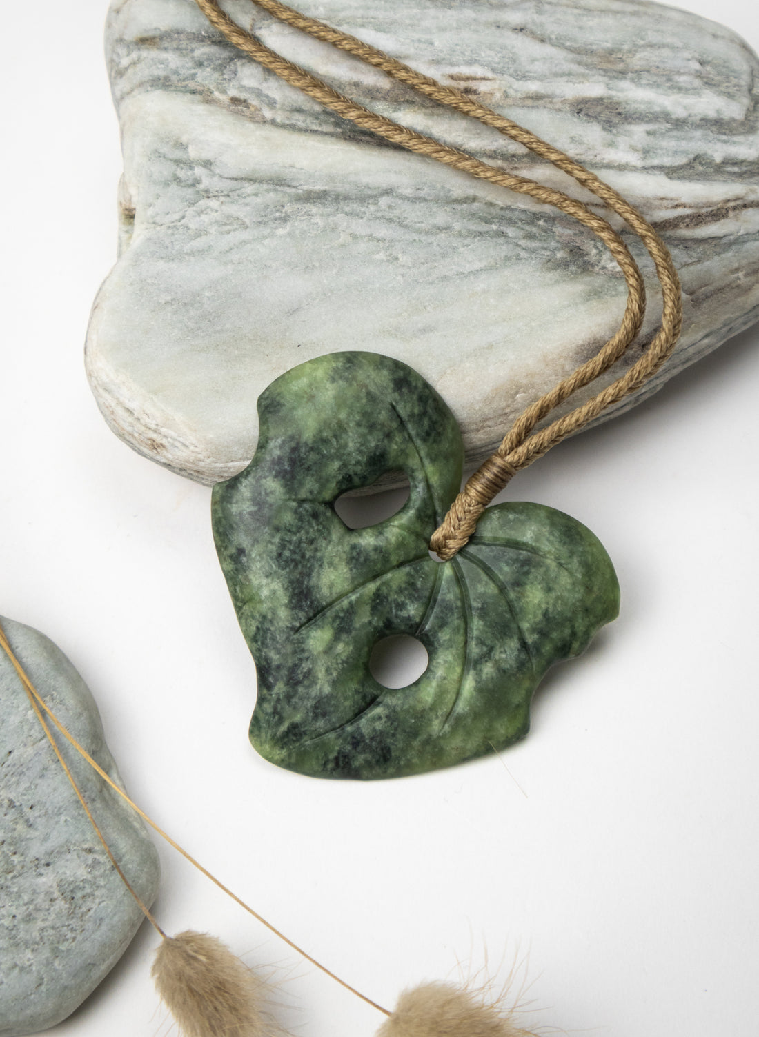 Pounamu Kawakawa Necklace 