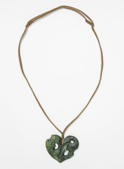 Pounamu Kawakawa Necklace 