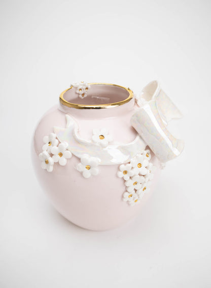 Medium Ginger Jar with Bow