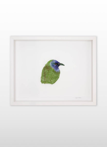 Bellbird Korimako - 3D Embroidery