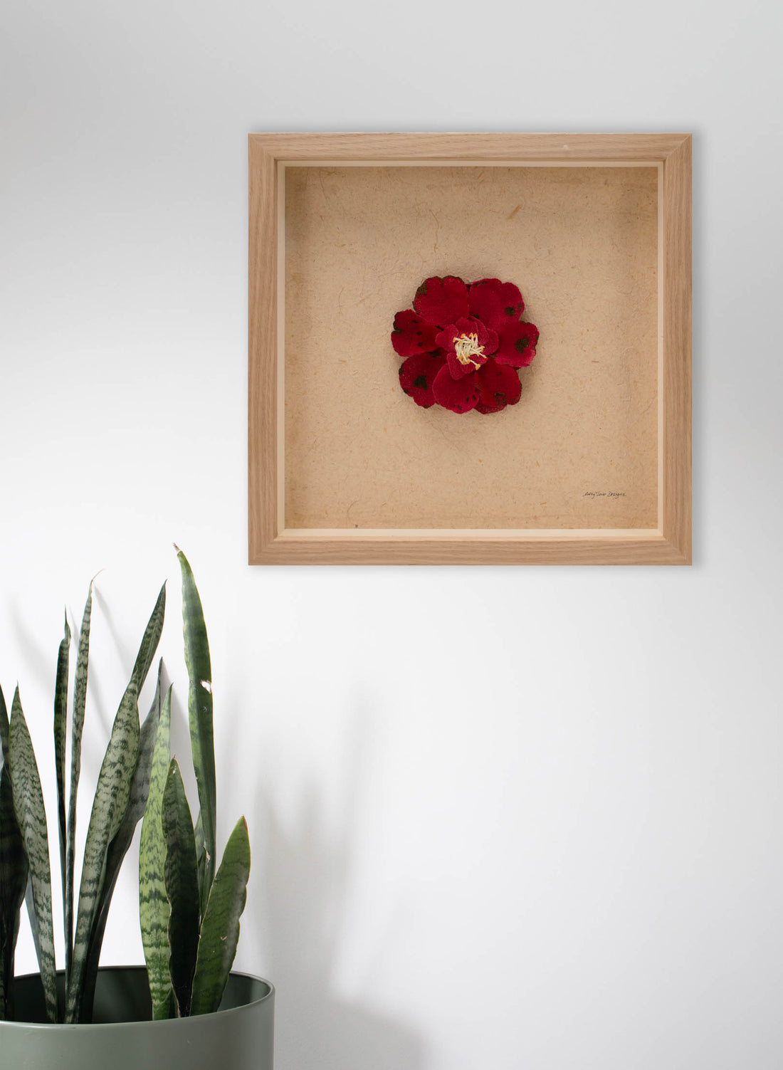 Camellia - 3D Embroidery