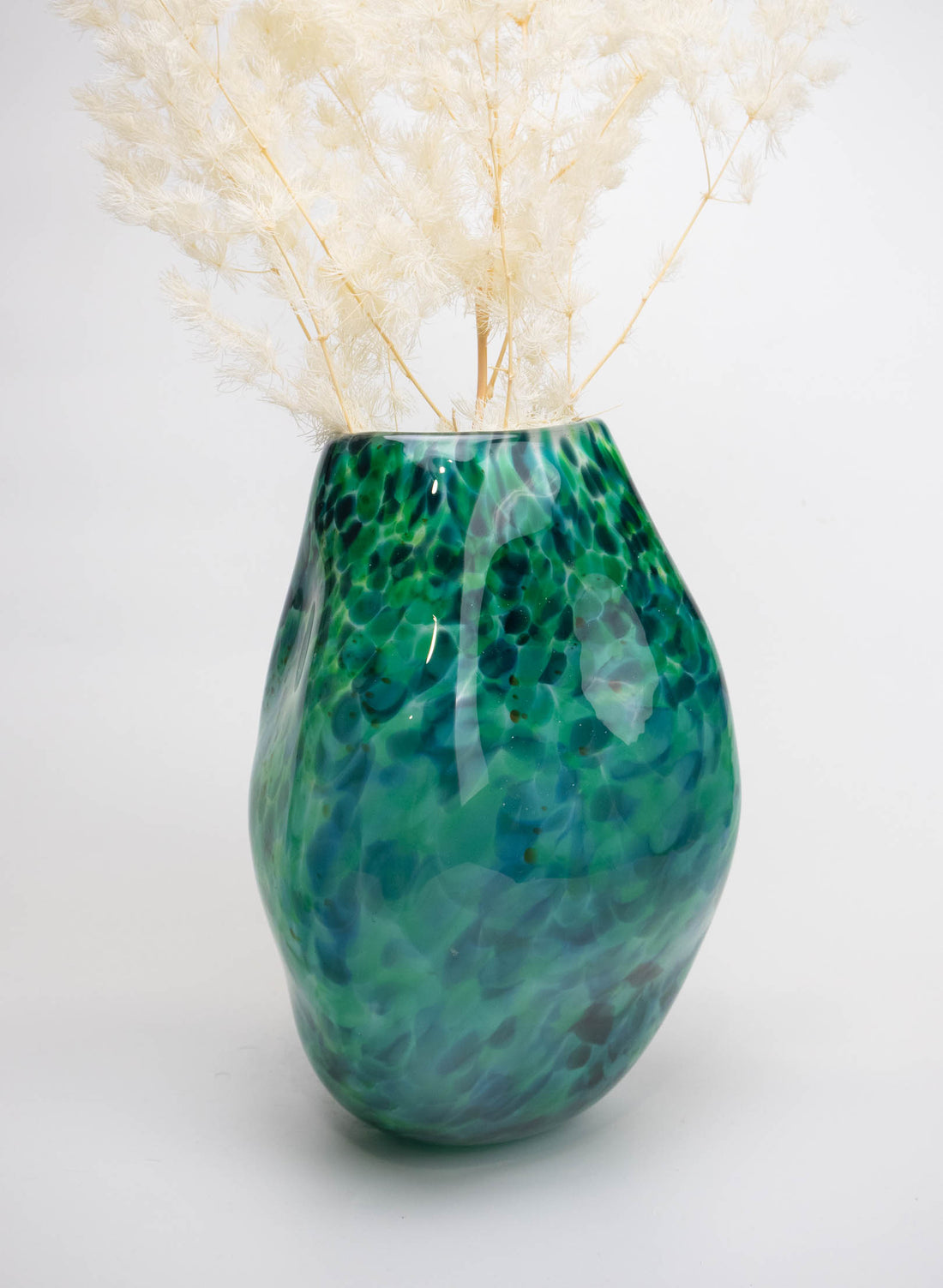 Greenstone Asymmetric Boulder Vase