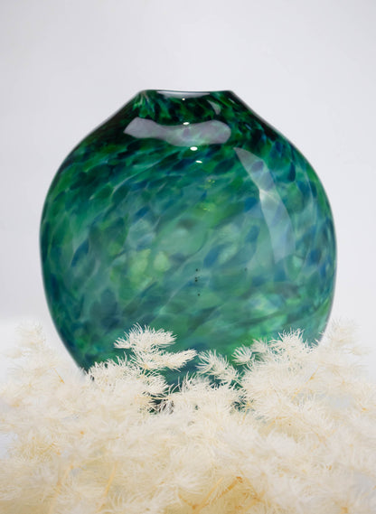 Greenstone Flat Form Vase