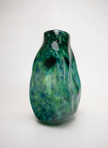 Greenstone Asymmetric Boulder Vase