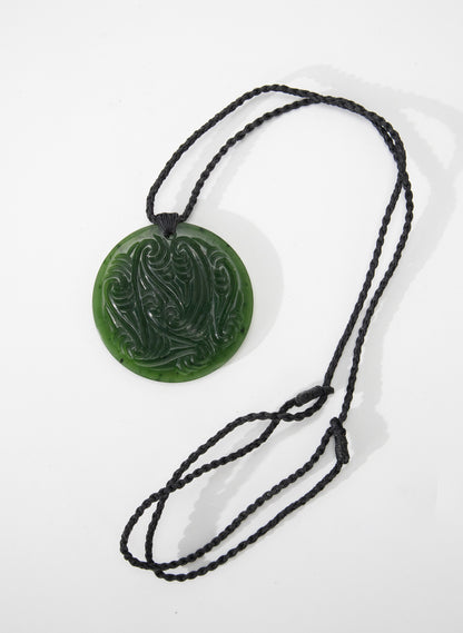 Pounamu Disc Pendant