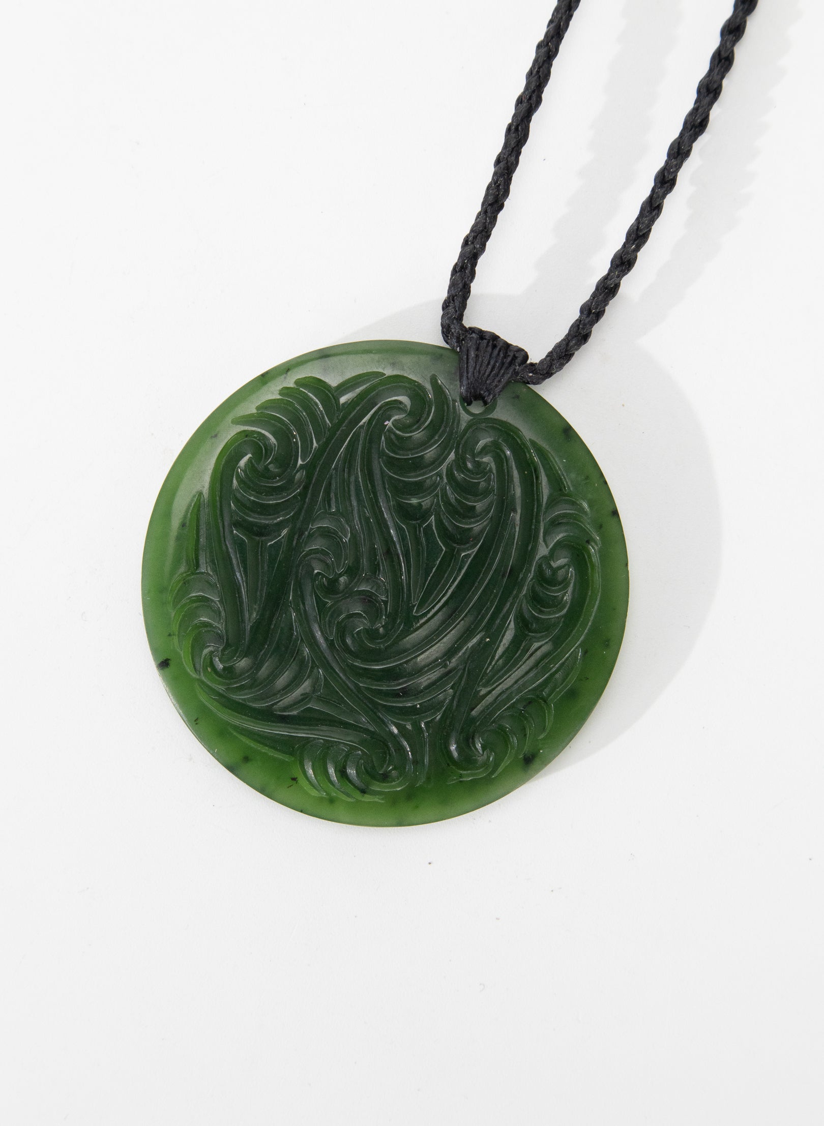 Pounamu Disc Pendant