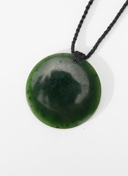 Pounamu Disc Pendant