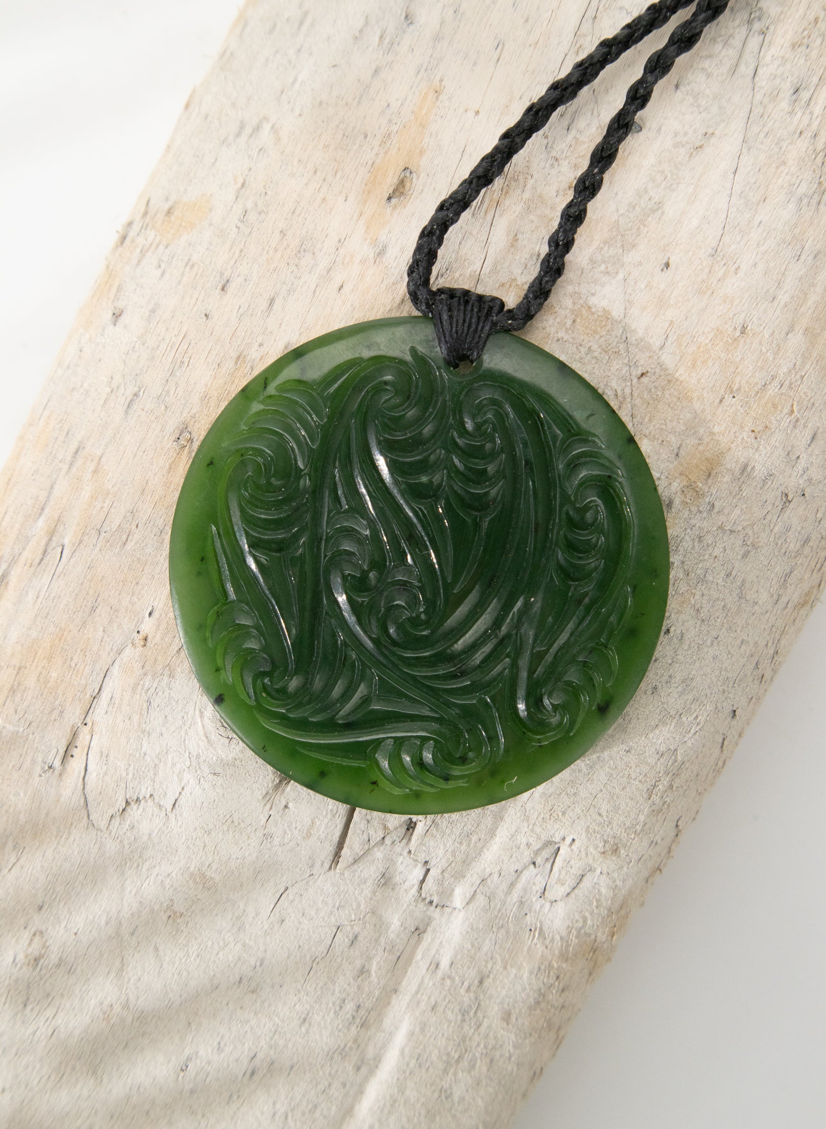 Pounamu Disc Pendant