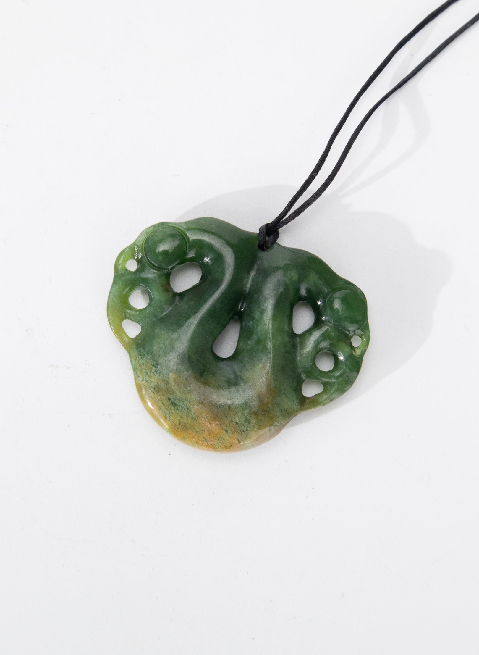 Pekapeka Pounamu Pendant