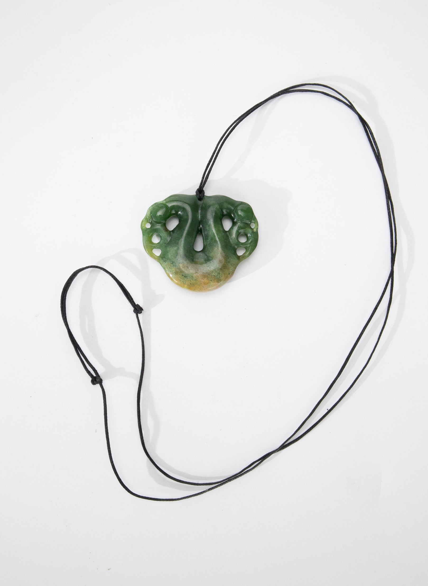 Pekapeka Pounamu Pendant