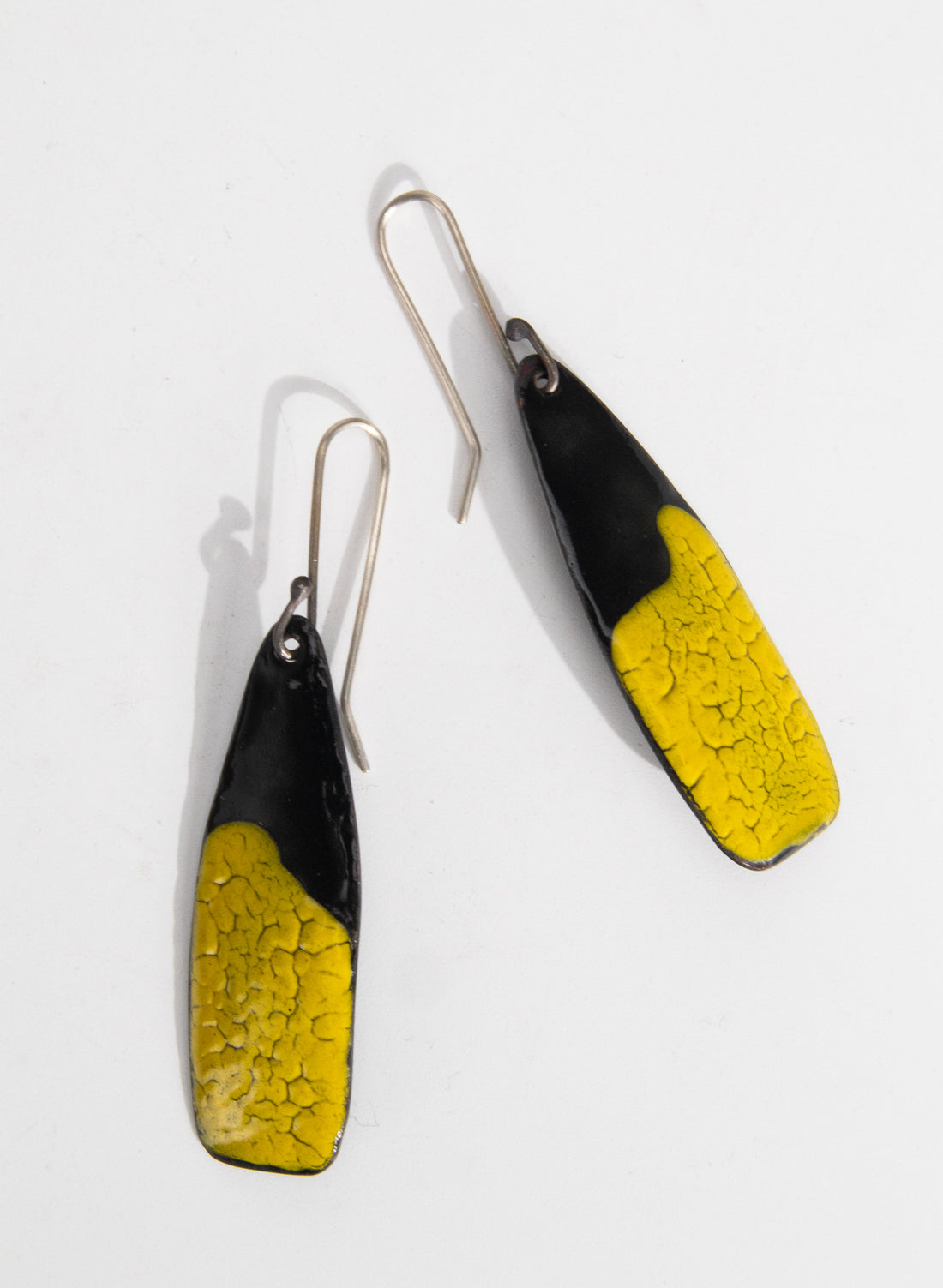 Canary Flow Enamel Earrings