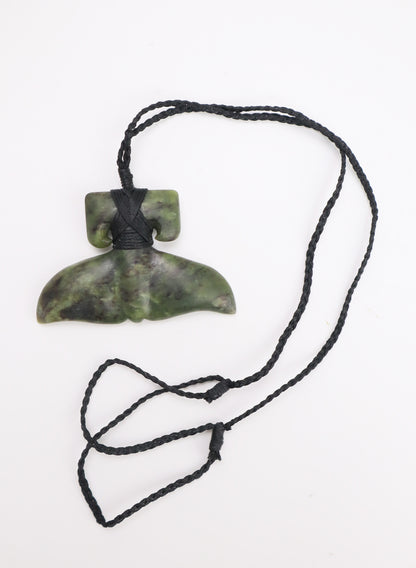 Pounamu Whale Tail Pendant