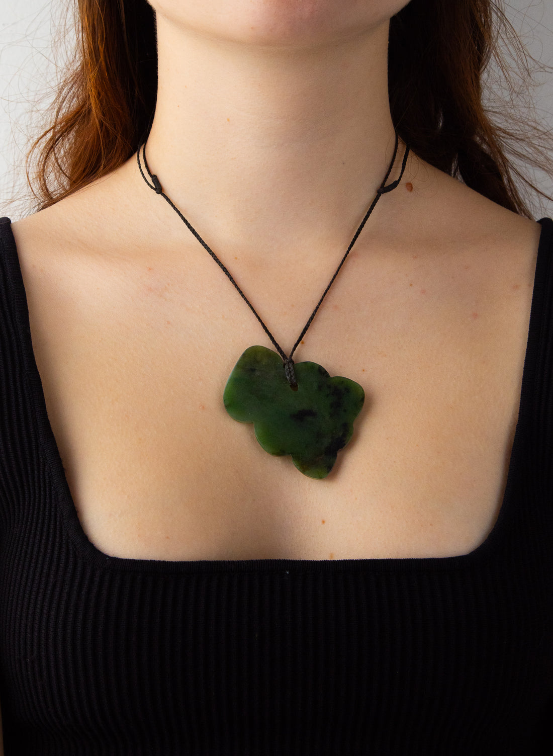 New Zealand Jade Pounamu Tiki Pendant