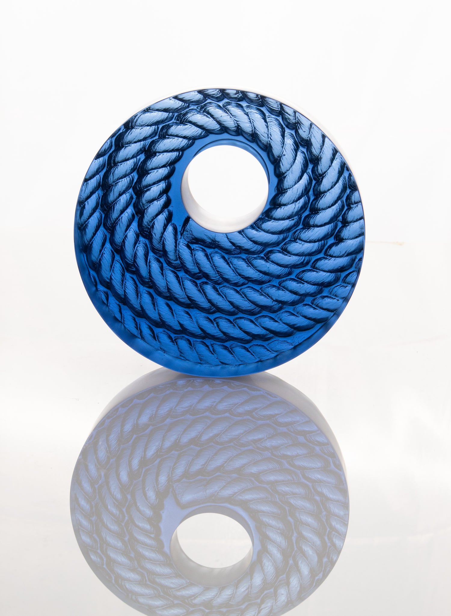 Aquamarine Nautical Rope Disc