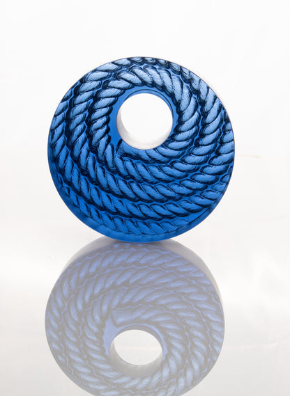 Aquamarine Nautical Rope Disc