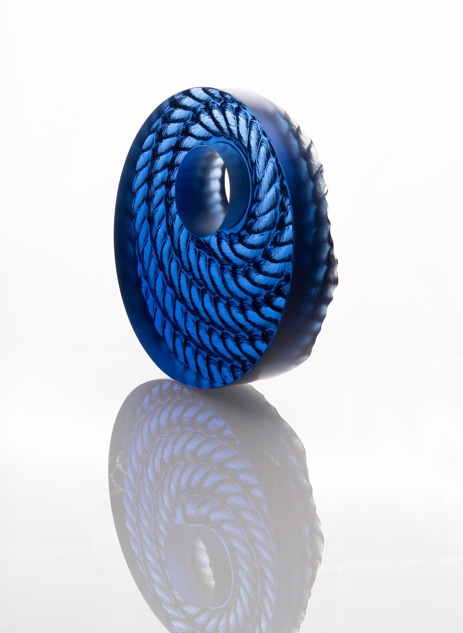 Aquamarine Nautical Rope Disc