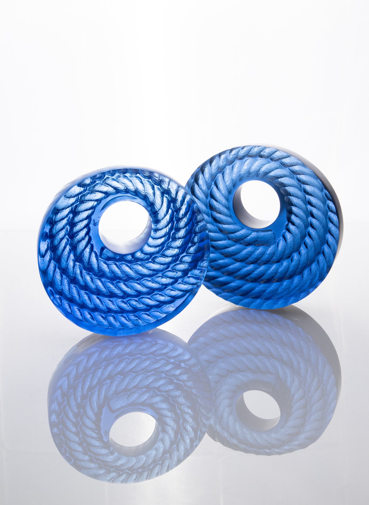 Aquamarine Nautical Rope Disc