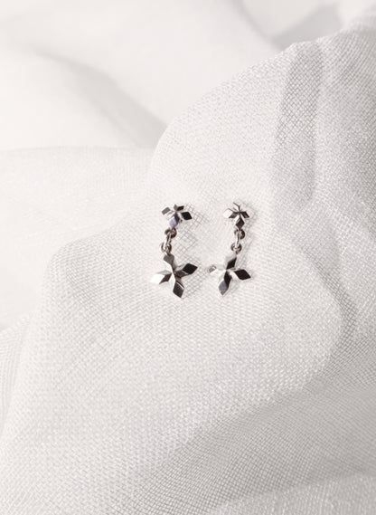 Duo Cross Stud Earrings