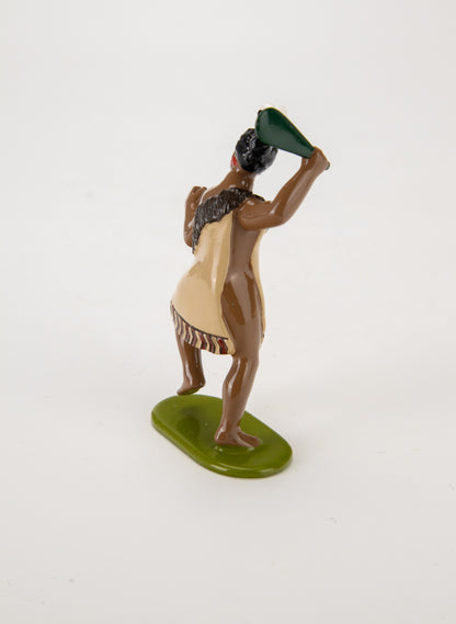 Maori Warrior With Mere Pounamu