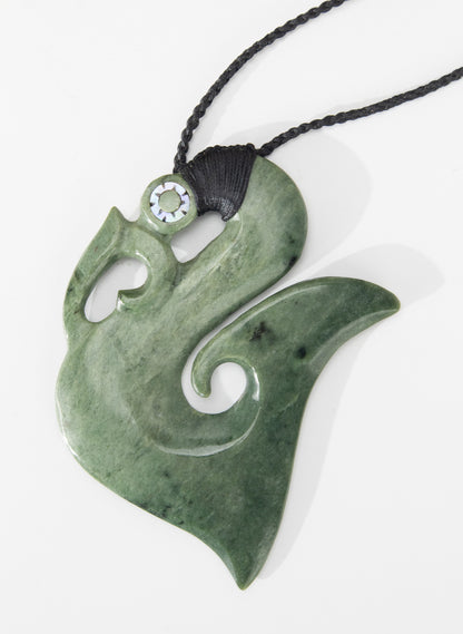 Carved Pounamu Manaia Pendant