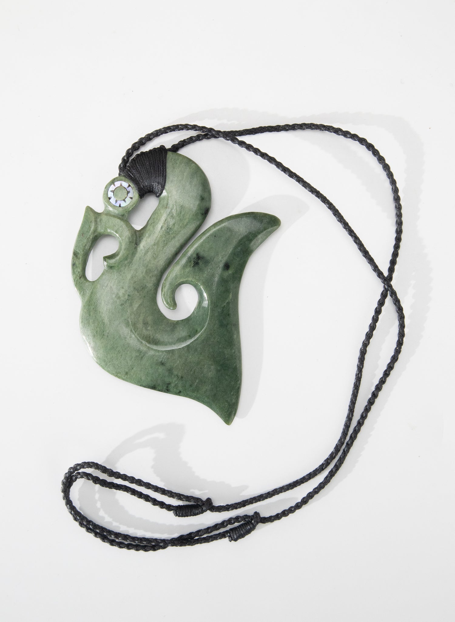 Carved Pounamu Manaia Pendant