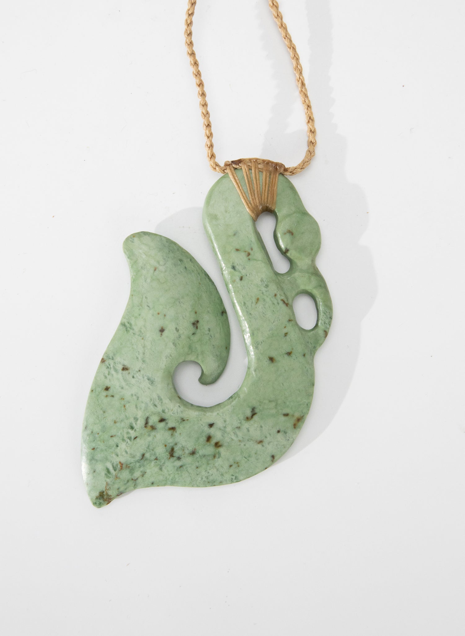 Carved Pounamu Manaia Pendant