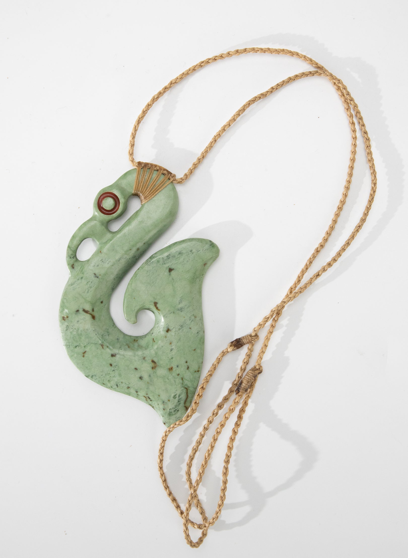 Carved Pounamu Manaia Pendant