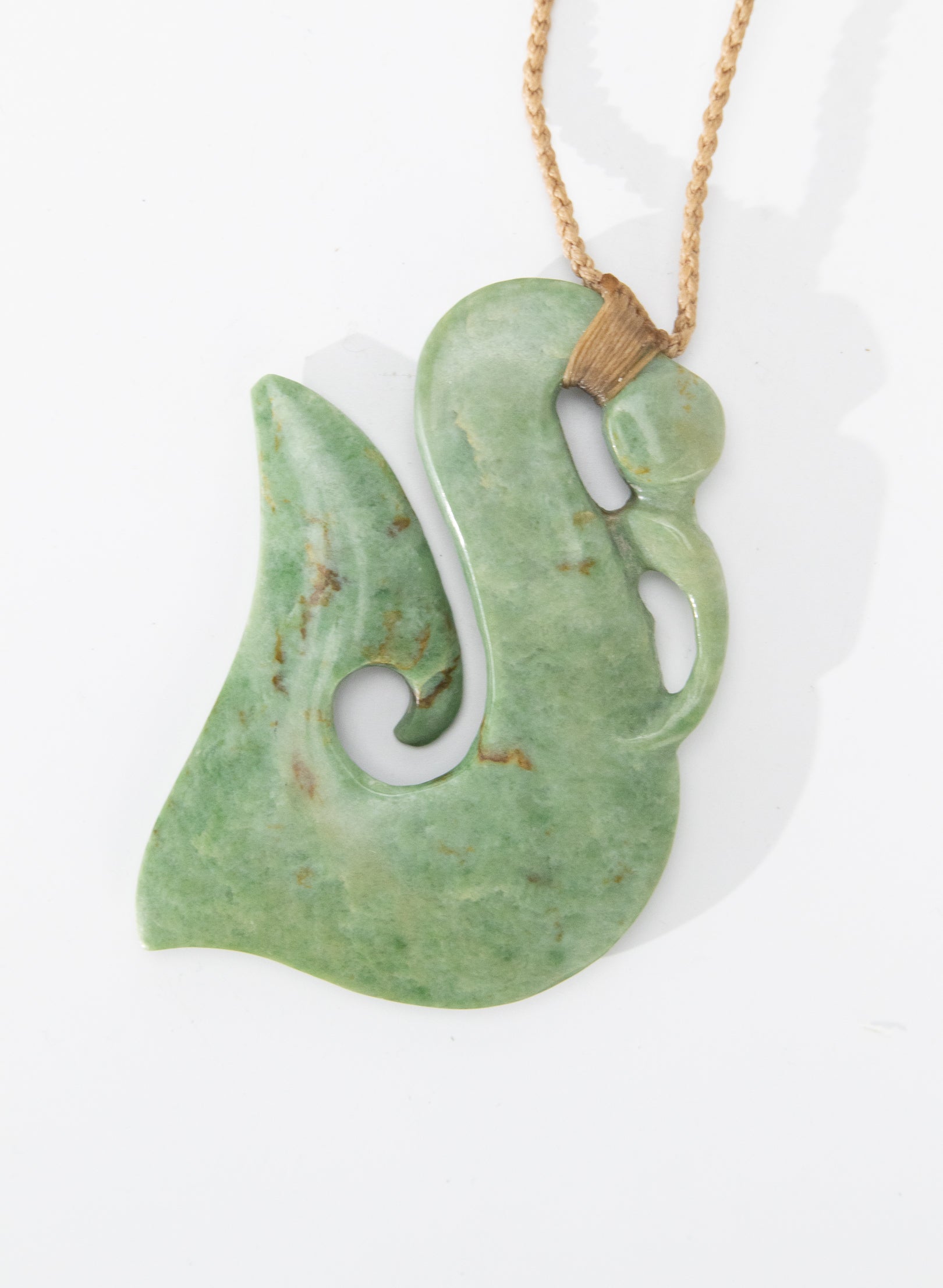 Carved Pounamu Manaia Pendant