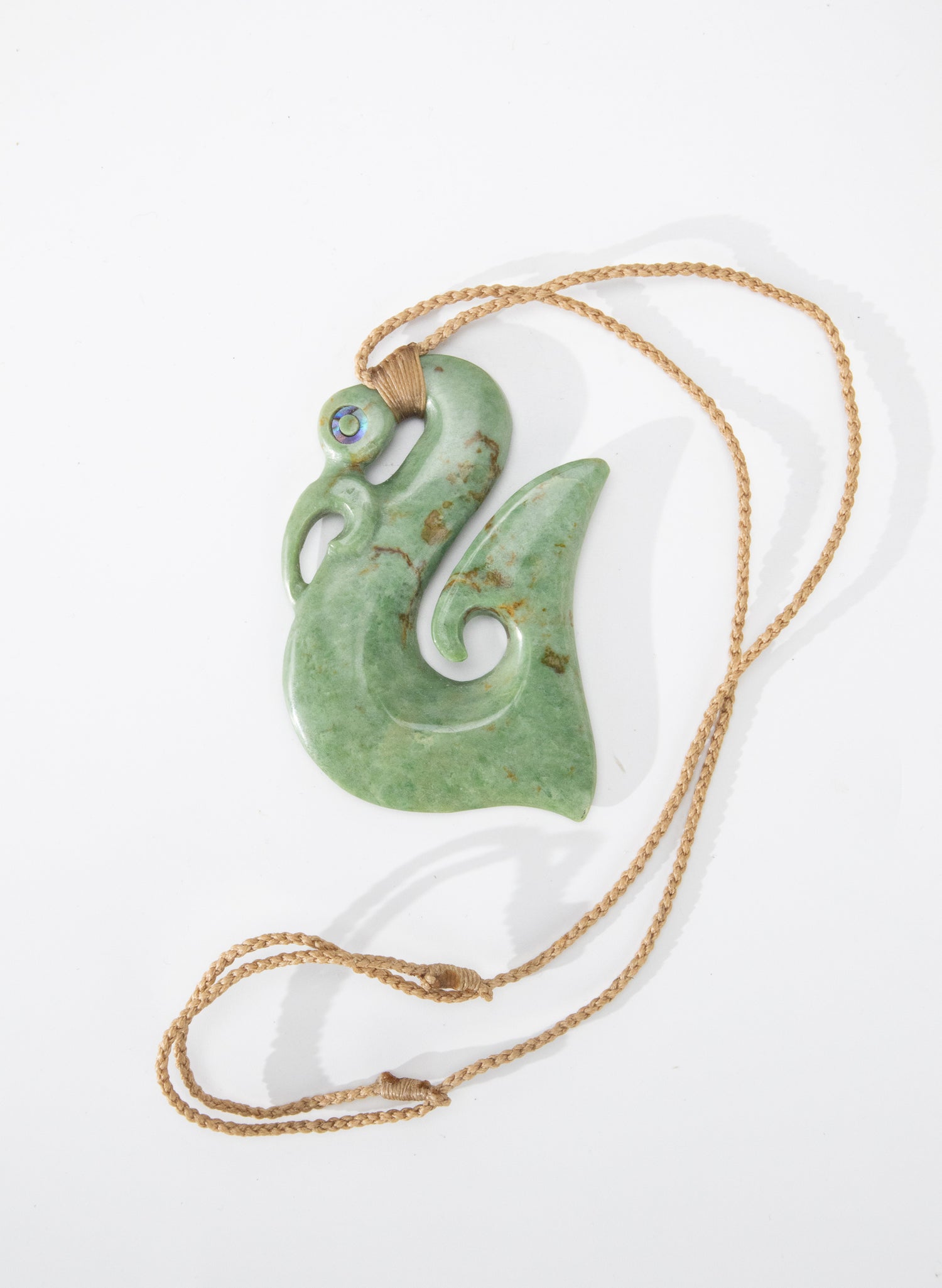 Carved Pounamu Manaia Pendant