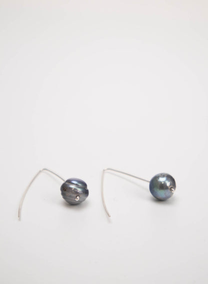 Blue Pearl Earrings