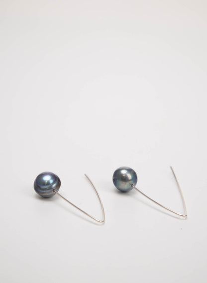 Blue Pearl Earrings