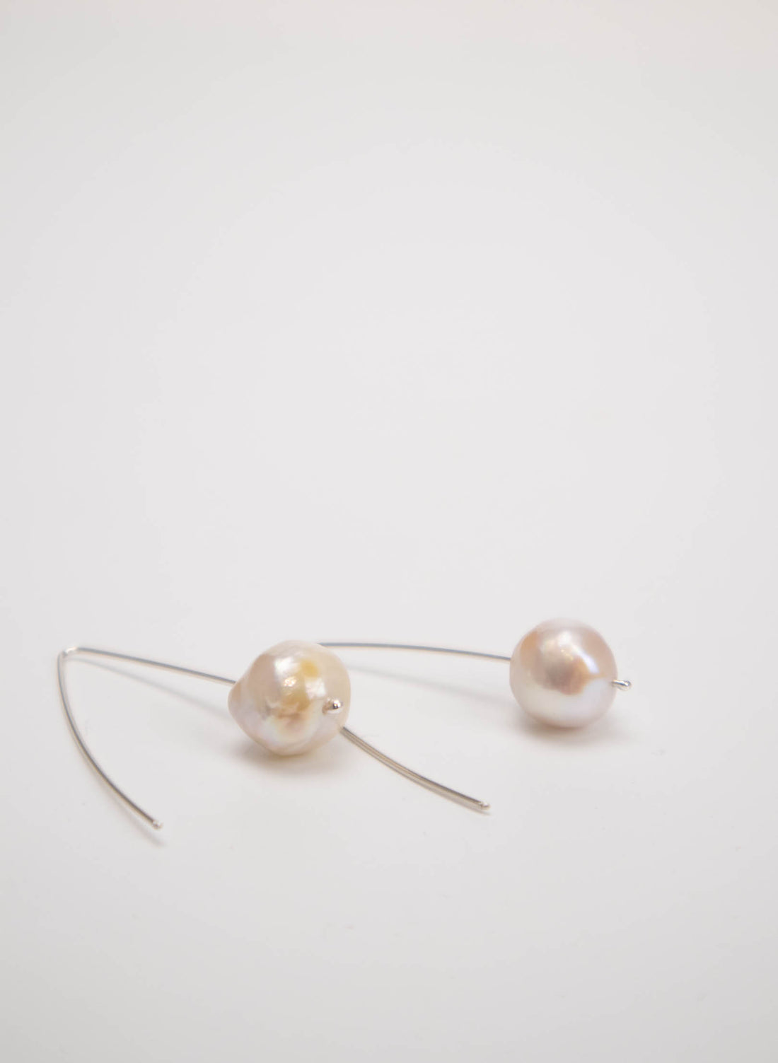 Wrinkled Pearl Earrings