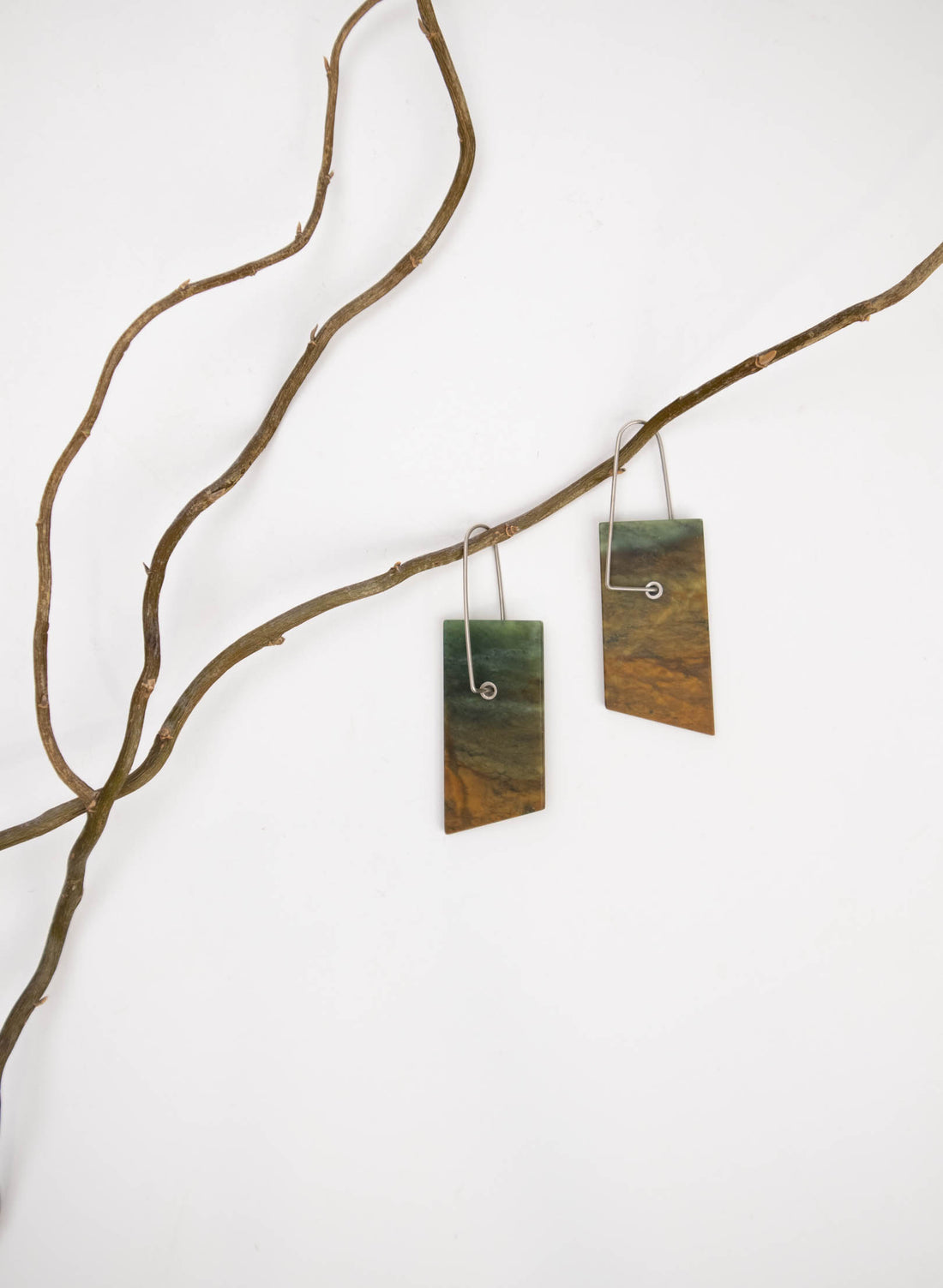 Pounamu Lightbox Earrings