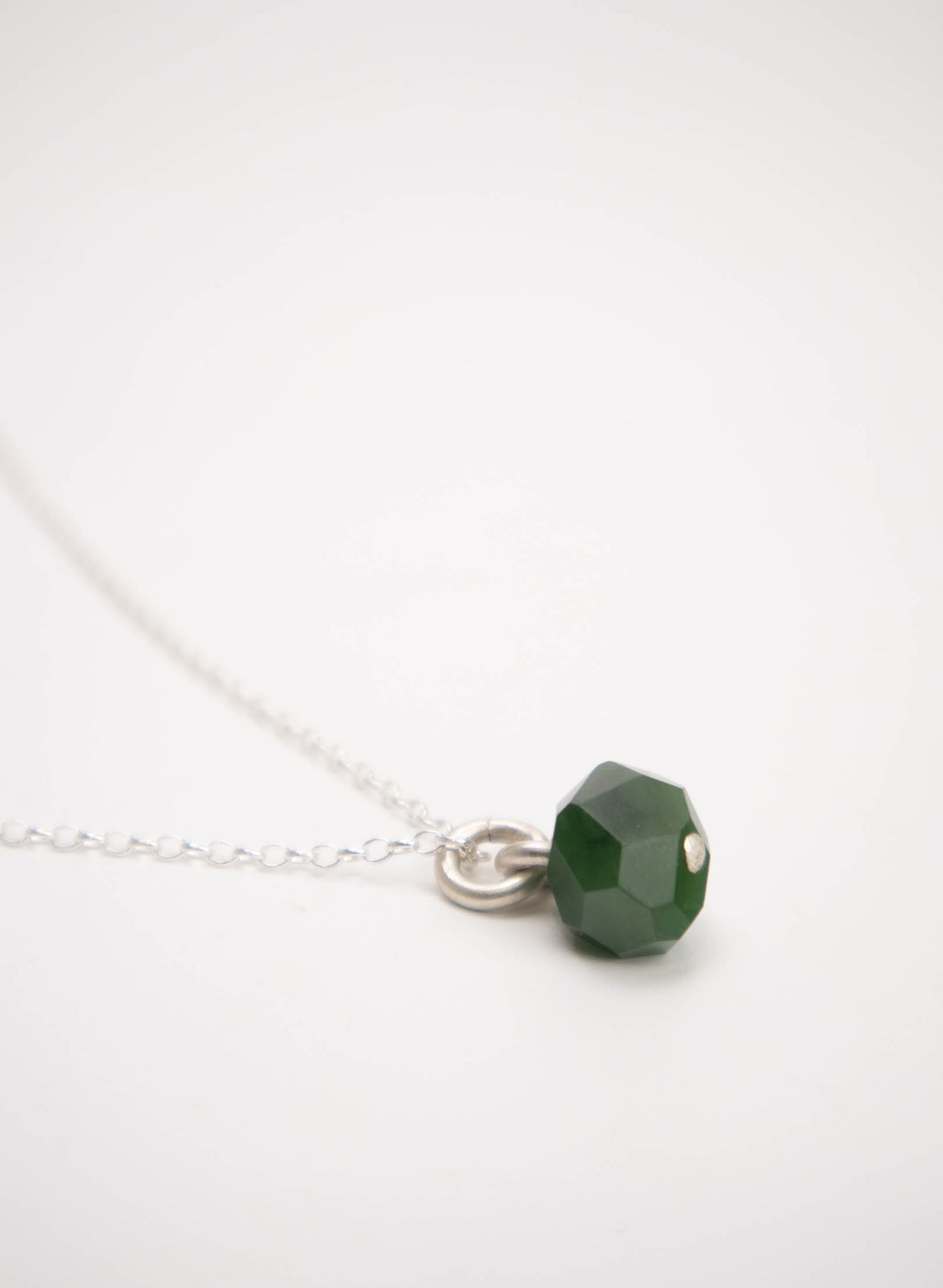 Faceted Rock Pounamu Pendant