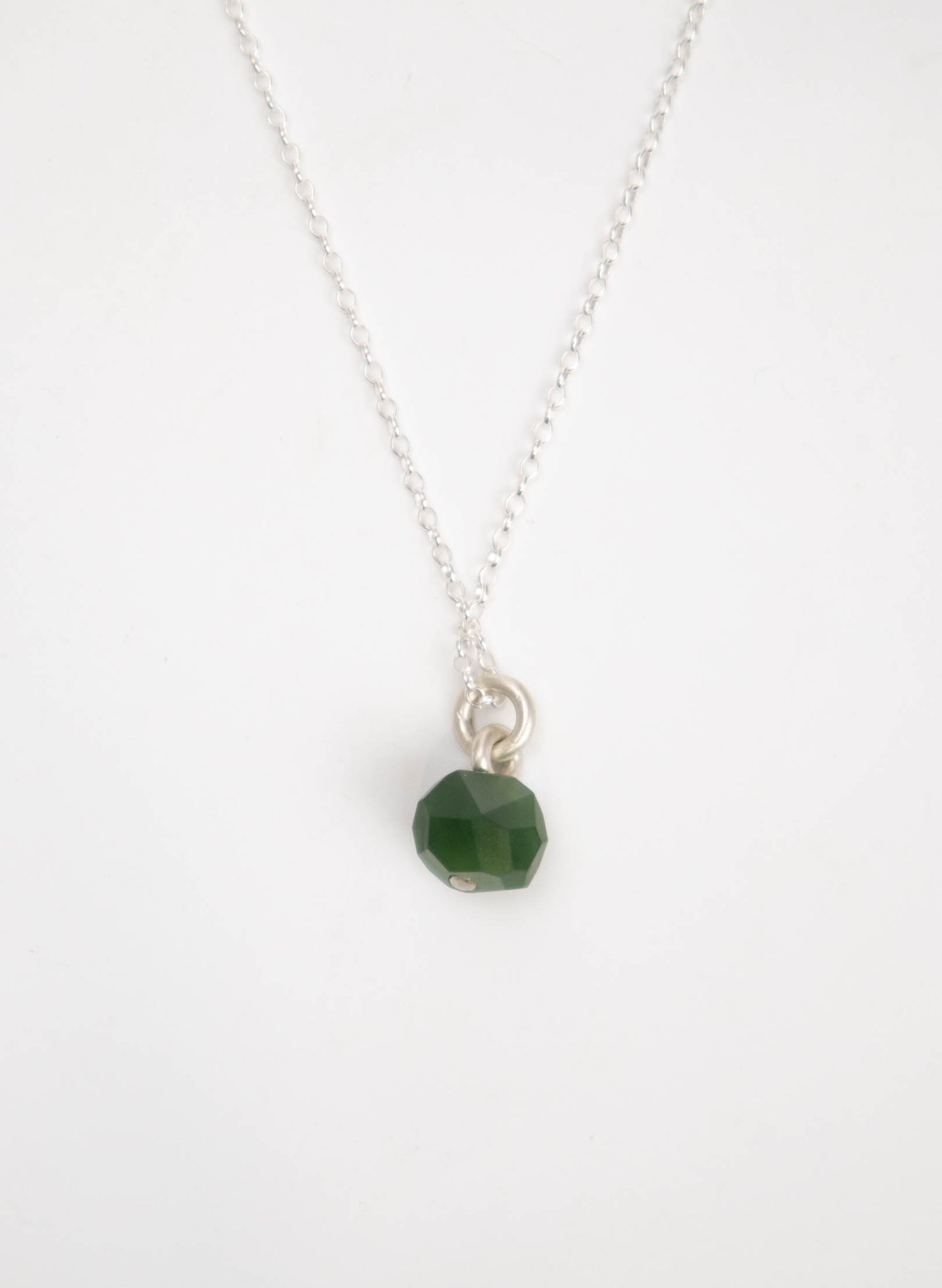 Faceted Rock Pounamu Pendant