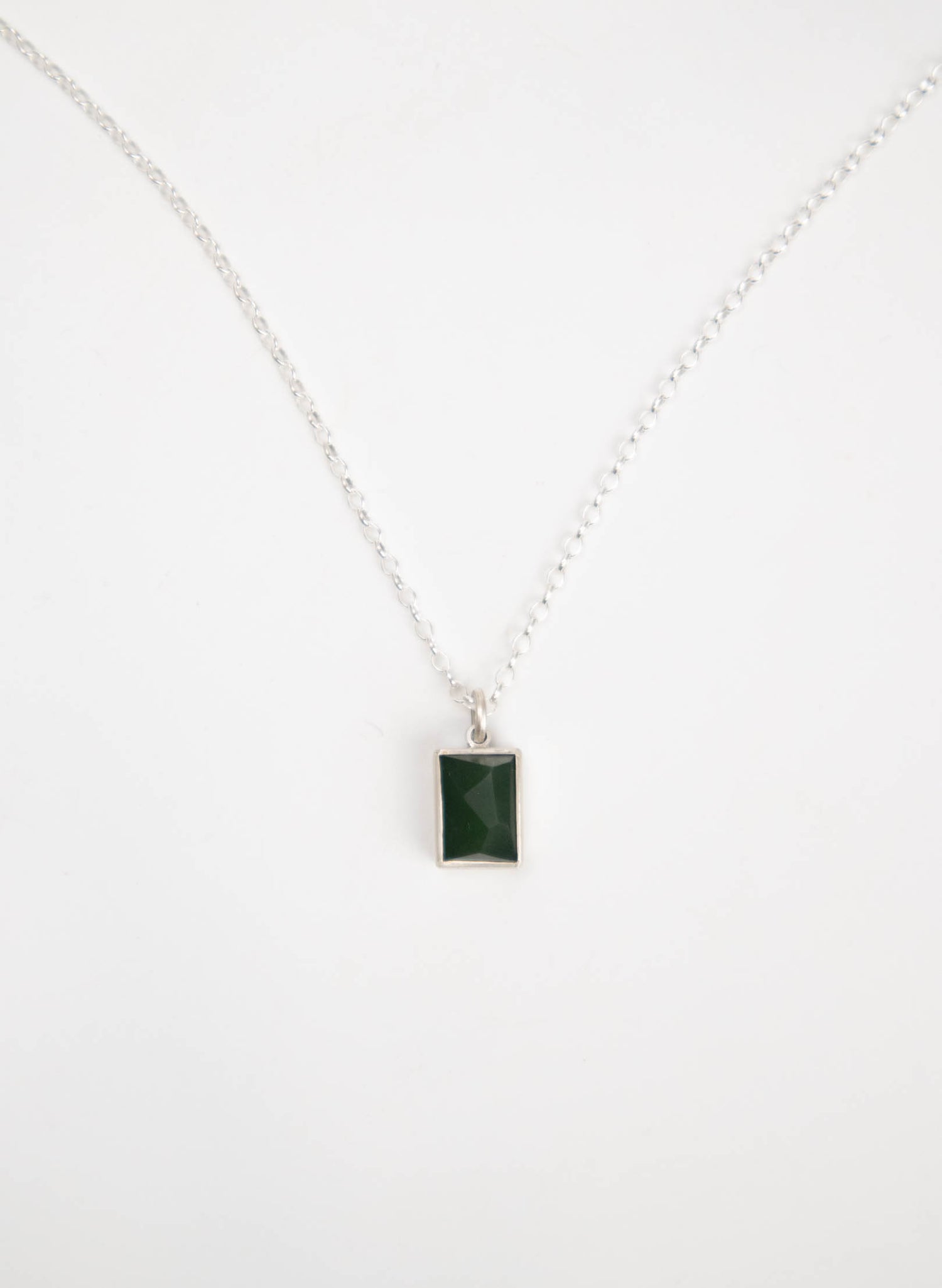 Faceted Boxed Pounamu Pendant