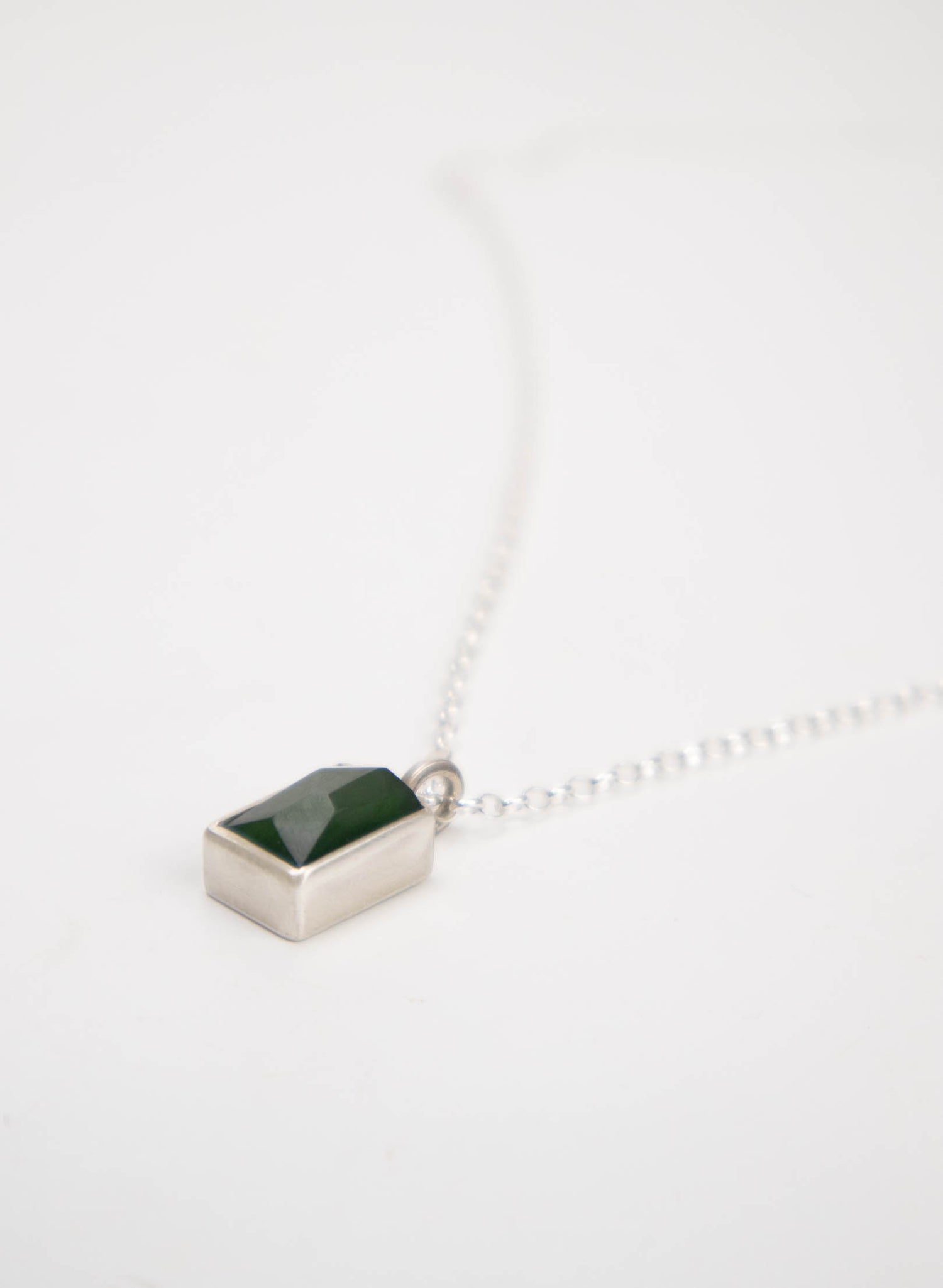 Faceted Boxed Pounamu Pendant