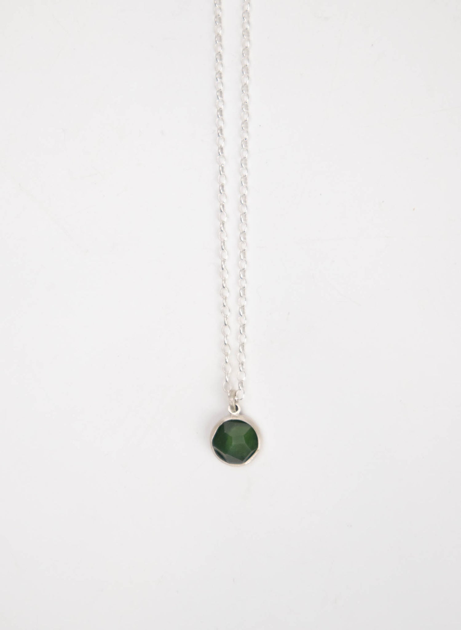 Faceted Medallion Pounamu Pendant