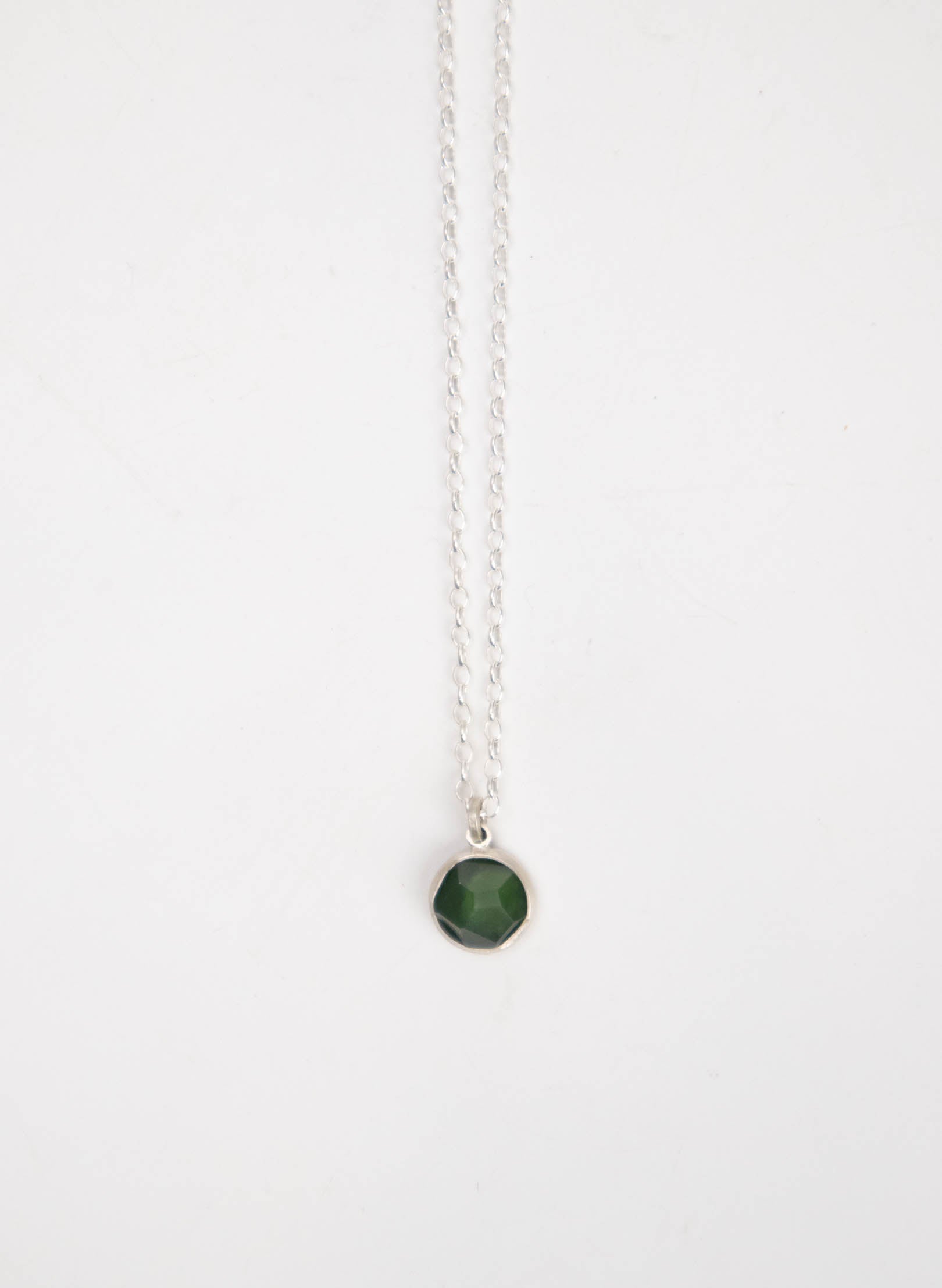 Faceted Medallion Pounamu Pendant