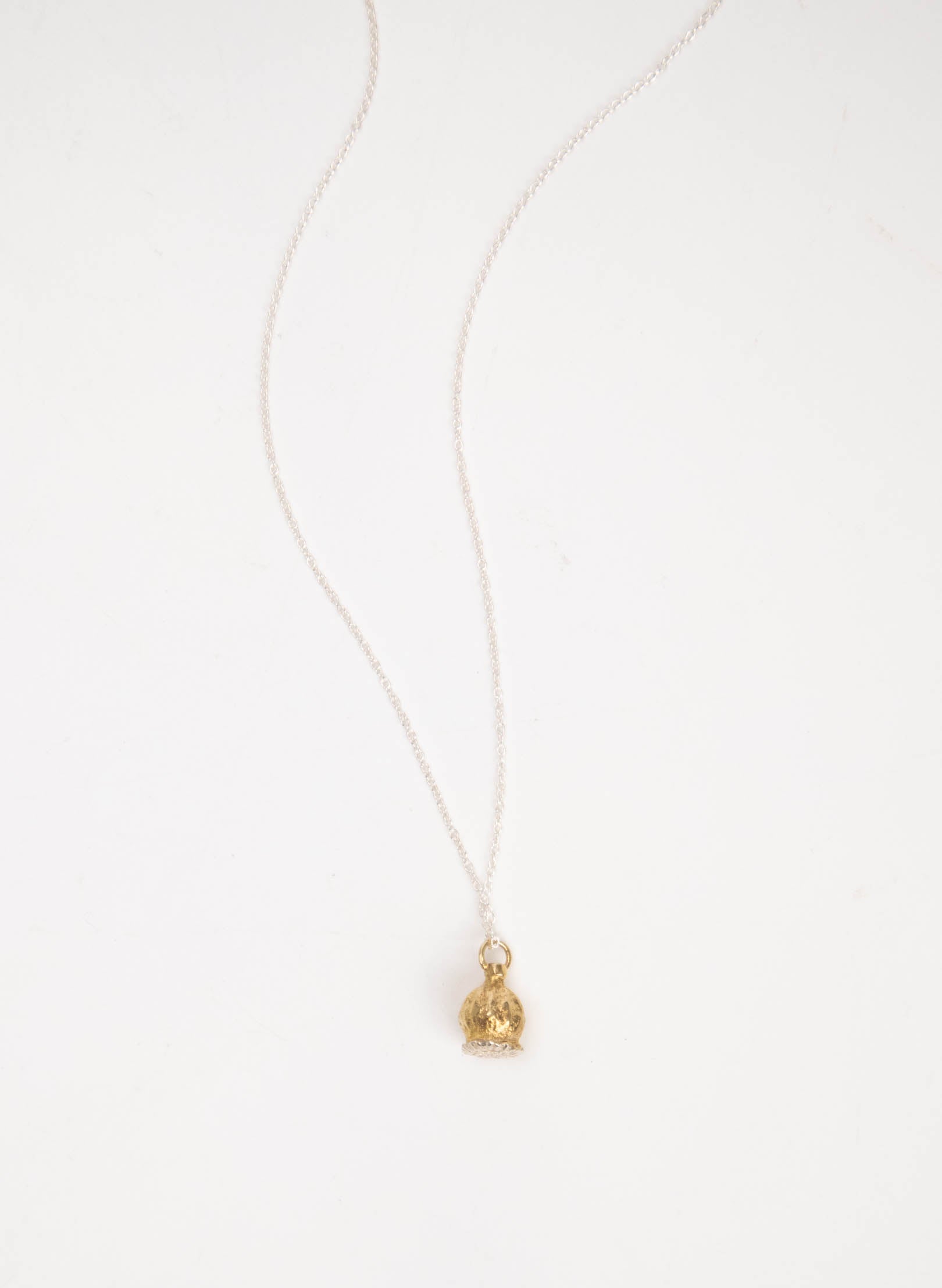 ANZAC Poppy Necklace - Gold Plate and Stirling Silver