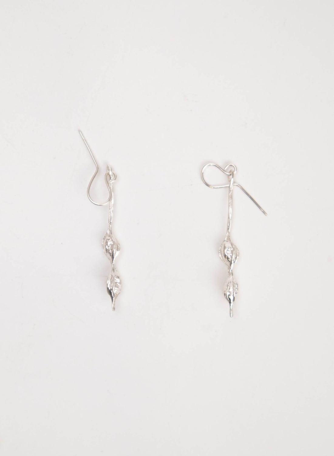 Kōwhai Drop Earrings - Sterling Silver