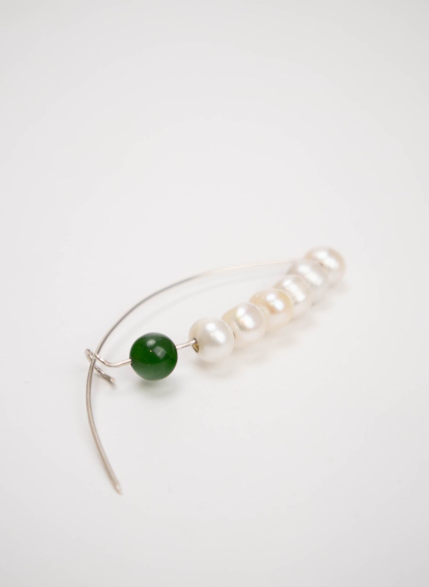 A Week of Supplies - Pearl And Pounamu Brooch or Earring