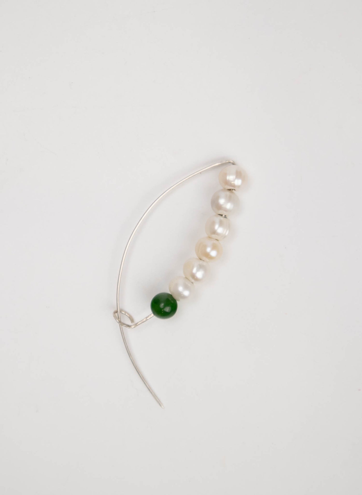 A Week of Supplies - Pearl And Pounamu Brooch or Earring