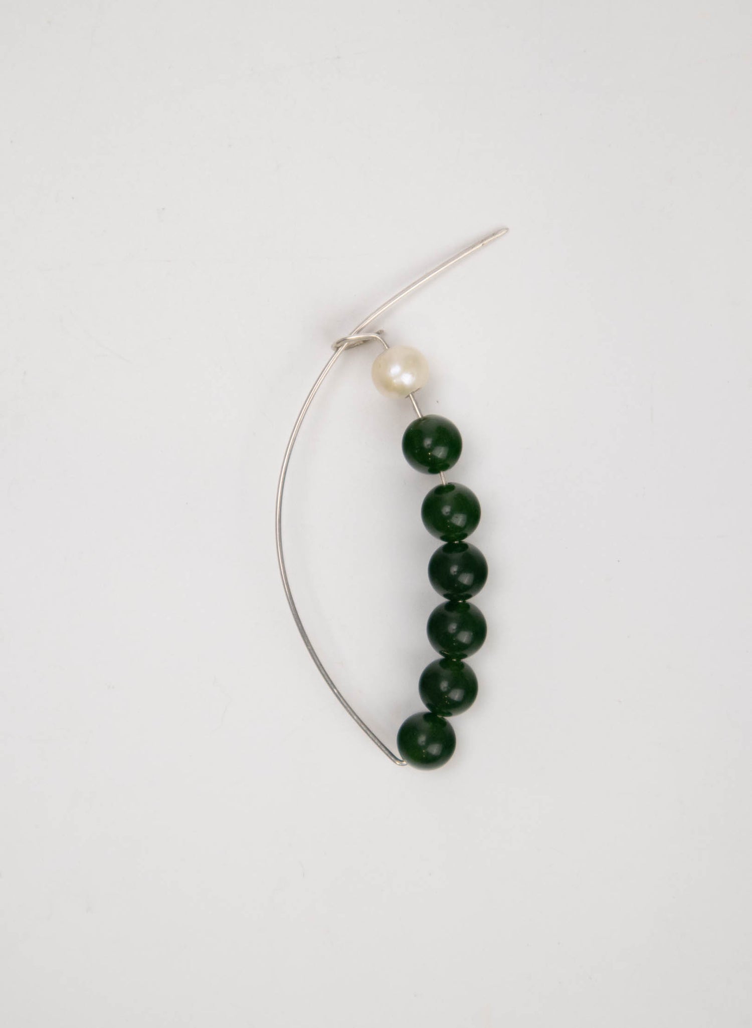 A Week of Supplies - Pounamu And Pearl Brooch or Earring