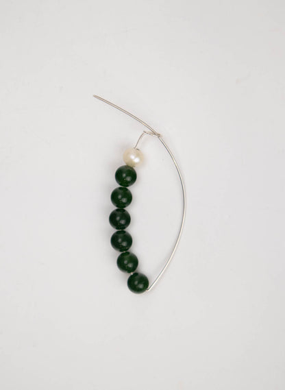 A Week of Supplies - Pounamu And Pearl Brooch or Earring