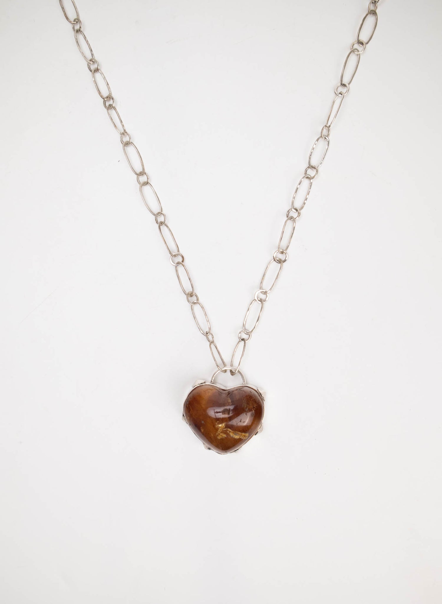 Kauri Gum Heart Necklace