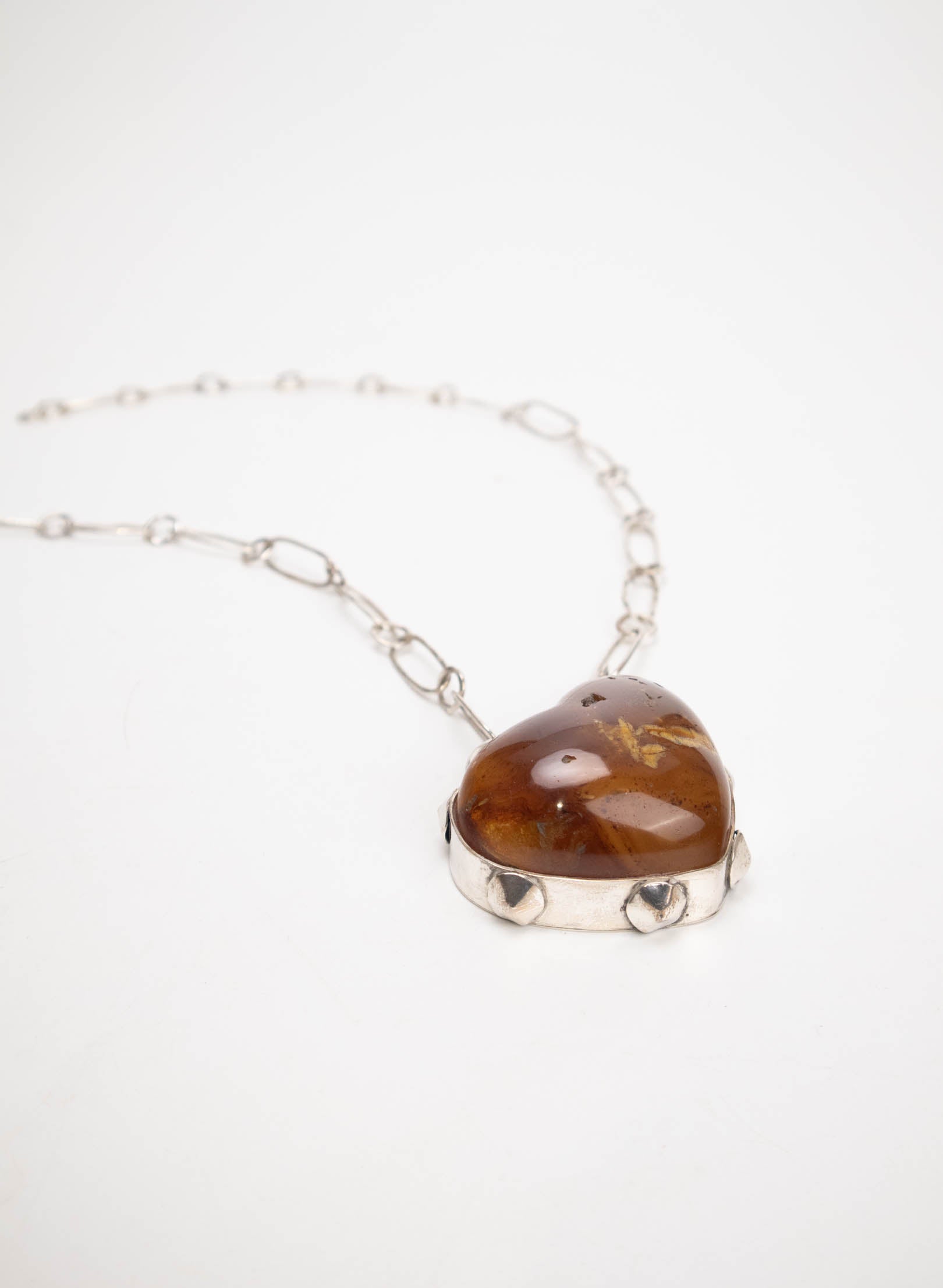 Kauri Gum Heart Necklace