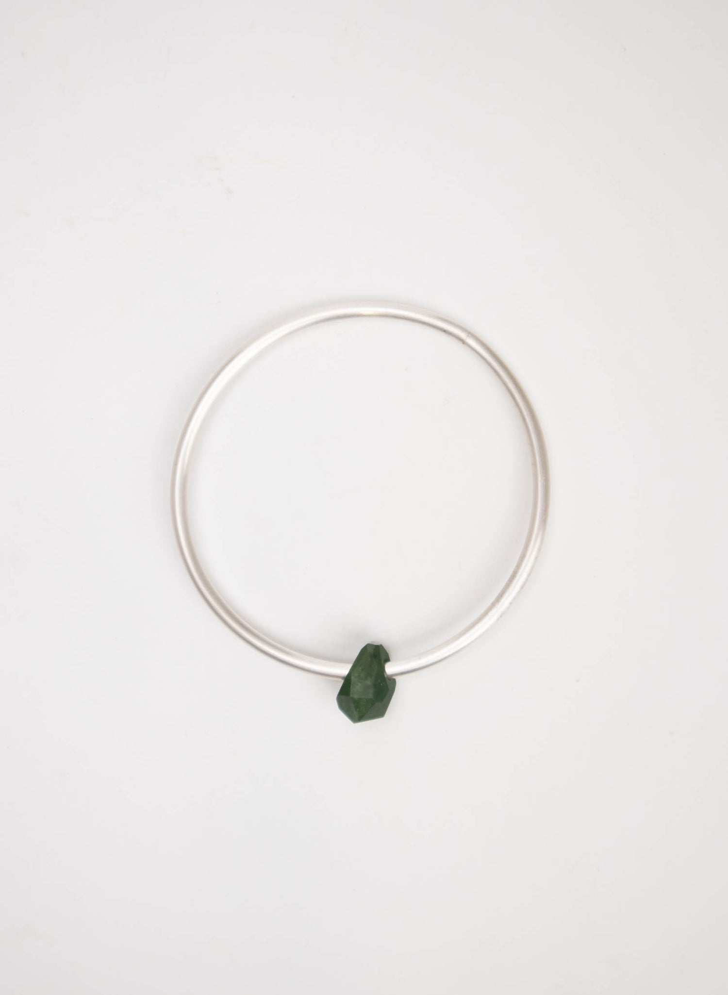 Faceted Pounamu Rock Bangle