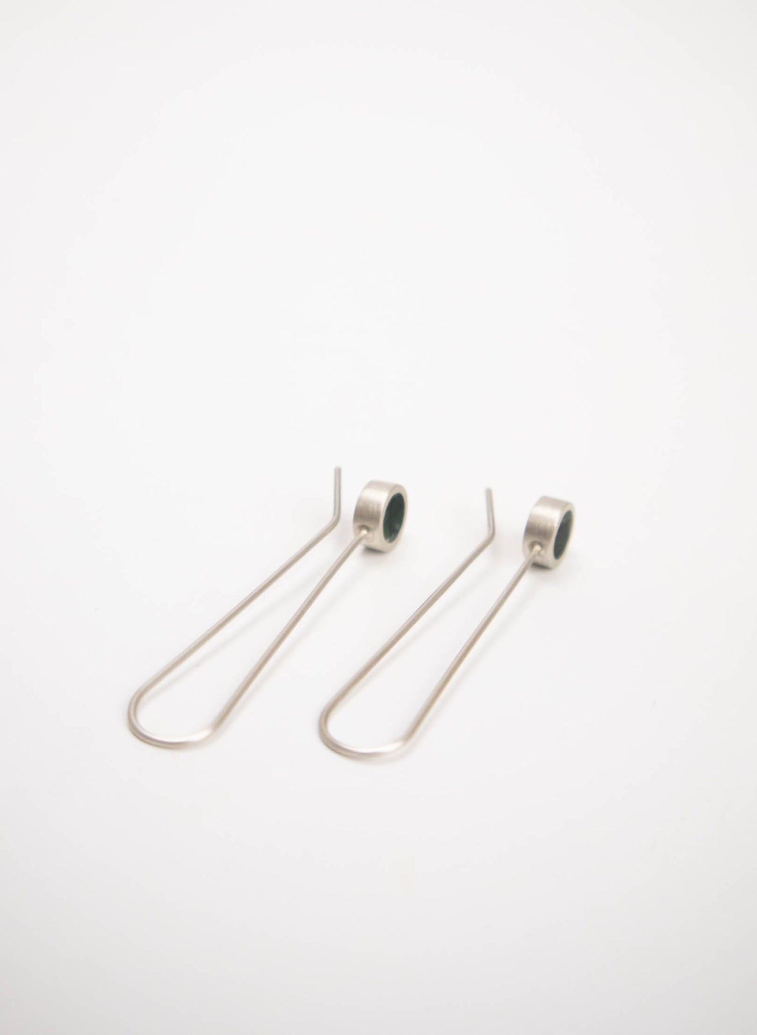 Caim Long Hook Earring - Pounamu